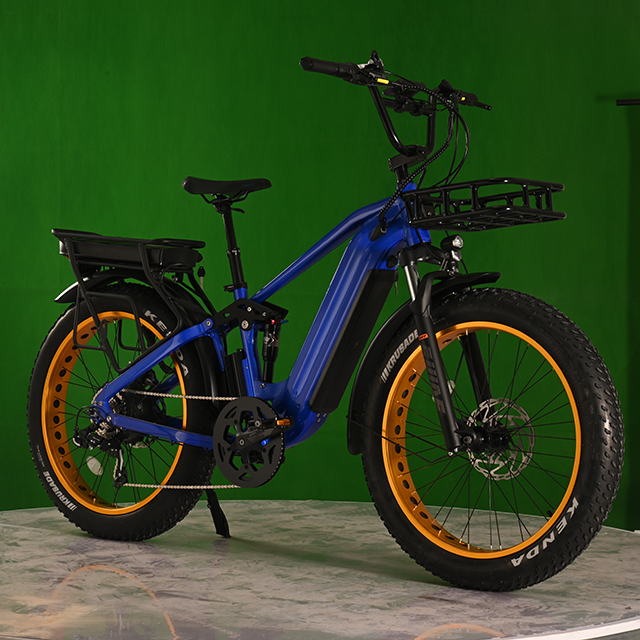 Bateria dupla Eletcirc Bike de alta potência Bike de pneu gordo 1500w Motor cubo