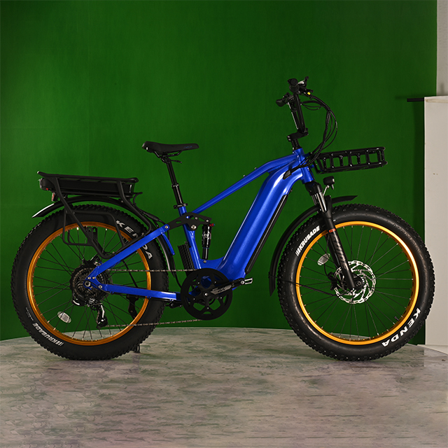 Bateria dupla Eletcirc Bike de alta potência Bike de pneu gordo 1500w Motor cubo
