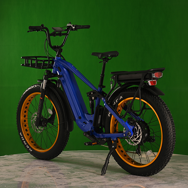 Bateria dupla Eletcirc Bike de alta potência Bike de pneu gordo 1500w Motor cubo
