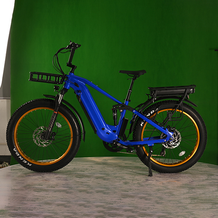 Bateria dupla Eletcirc Bike de alta potência Bike de pneu gordo 1500w Motor cubo