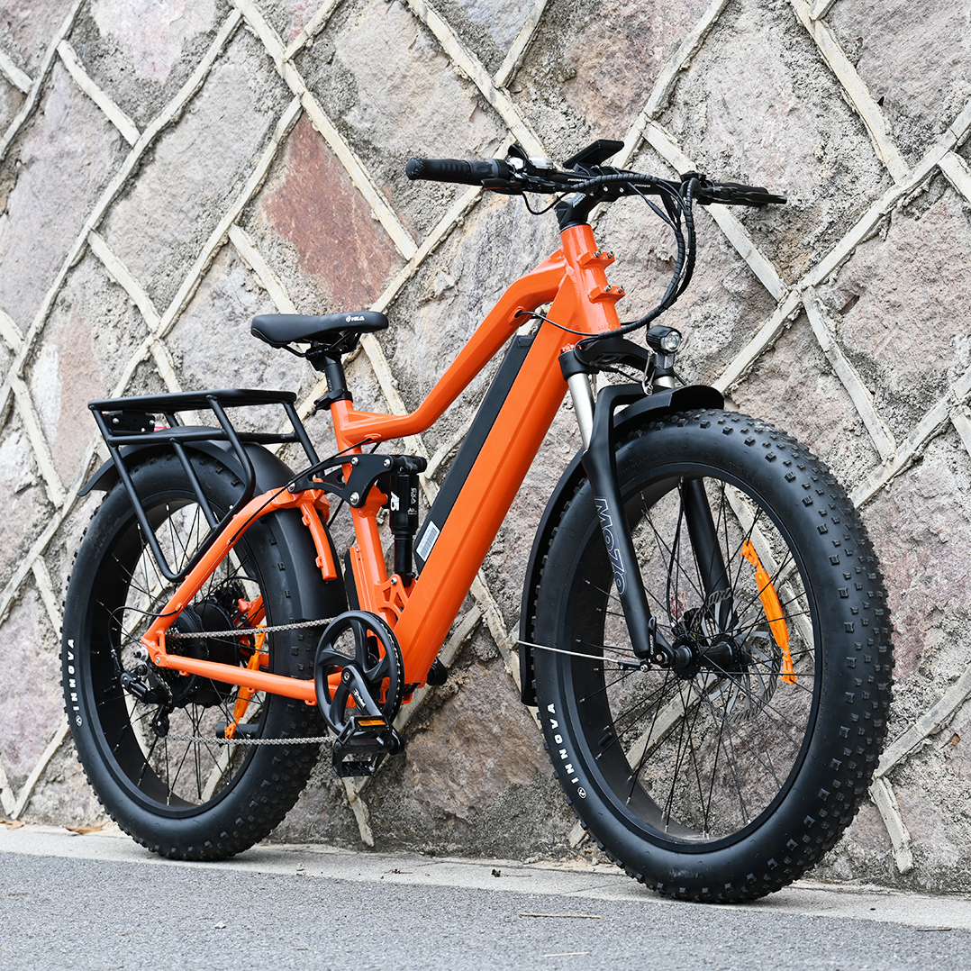 Grande capacidade da bateria com design do motor traseiro do cubo 26 'pneu gordo de polegada