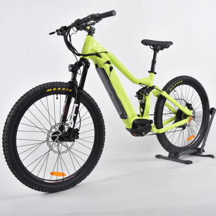 Freio a disco E-bike Bafang Mid Drive Motor Mountain Bicicleta Elétrica Suspensão Completa Design MTB