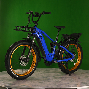 Bateria dupla Eletcirc Bike de alta potência Bike de pneu gordo 1500w Motor cubo