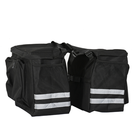 Bolsa traseira para rack traseiro Bolsa de lona com grande capacidade de carga e função à prova d'água